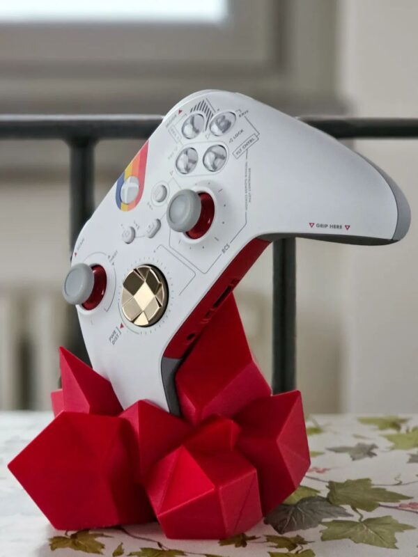 Soporte para mando de PS4 y PS5 con diseño de diamante en impresión 3D