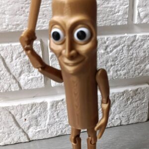 Muñeco impreso en 3D de Tung Tung Sahur