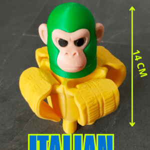 Muñeco Chimpanzini Bananini articulado de 14 cm
