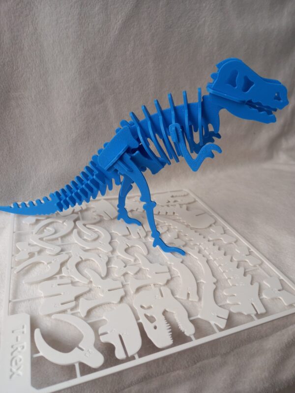 Rompecabezas 3D de dinosaurio varios colores